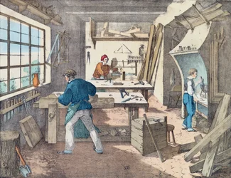 Snickarverkstad, c.1860