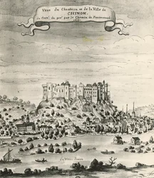 Slottet och staden Chinon