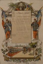 Intyg om gott uppförande, 37:e infanteriregementet, 1896