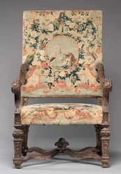 Stol, tillverkare Savonnerie Factory, före 1717
