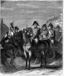 Karl X (1757-1836) kung av Frankrike. Gravyr i "Historien om påvarna-kungarna-drottningarna och kejsarna genom århundradena"" av Maurice Lachatre