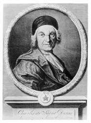 Charles de Saint-Évremond (gravyr)