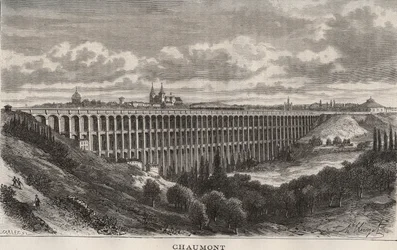 Chaumont - Haute-Marne - gravyr i "La France illustrée: geografi, historia, statistisk administration" av V.A. Malt-Brown. 1884