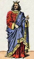 Childeric I, kung av Salians Francs (436-481).
