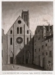 Kyrkan St. Genevieve. (gravyr, ca 1810)