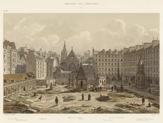 De oskyldigas kyrkogård, 1750