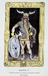 Clovis 1er - i "" History of France Tintamarresque "" av Touchatout