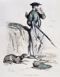 Kustbevakningen 1800-talet av Soubon