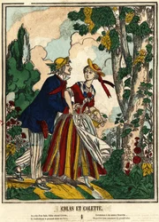 Colas och Colette. Bild på Epinal