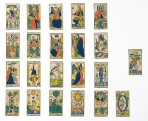 Samling av tarotkort