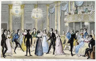 Företagsbal, tidigt 1800-tal