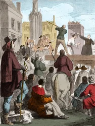 Chalais-sammansvärjningen: avrättningen av Henri de Talleyrand (1599-1626), greve av Chalais, för sammansvärjning mot Richelieu. Nantes