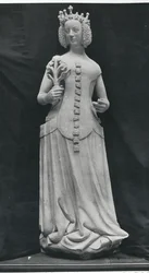 Kopia av en staty av Isabella av Bayern (1371-1435)