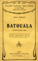 Omslag till boken "Batouala, véritable roman nègre" av René Maran