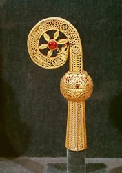 Crozier of St. Robert, c.1100 (förgyllt silver)