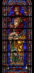 Daniel med St Mark på axlarna (w122)