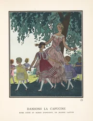 Dansons la Capucine, från en samling av modeplattor