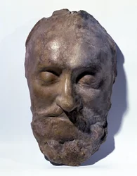 Henri IV:s dödsmask (1553-1610) Frankrikes kung (vax)