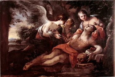 Maria Magdalenas död (olja på duk