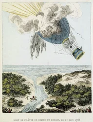 Pilâtre de Rozier et Romains död