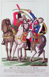 Prins Ludvig av Preussen död den 10 oktober 1806