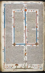 Decretal of Gregory IX med glans av Bernard of Parma (