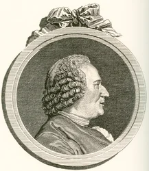 Denis Diderot, 1713 1784. Mwanafalsafa wa Kifaransa, mkosoaji wa sanaa na mwandishi. Kutoka Les Heures Libres iliyochapishwa 1908.swed