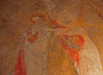 Föreställer Johannes vid korsfästelsen