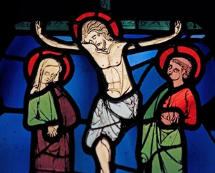 Föreställer korsfästelsen, ex Ste Chapelle