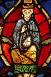 Föreställande Jungfru Maria på Jesses träd, ursprungligen från kyrkan i Varennes-Jarcy (ursprungligen från Abbey de Gercy?)