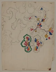 Designritning, tidigt 1800-tal