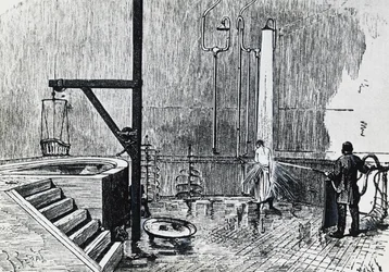 Dr Duvals hydroterapianläggning i Chaillot-kvarteret, Paris
