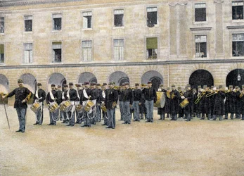 Trummor, buggar och musik- i "" Album militaire"" - Gardets legion