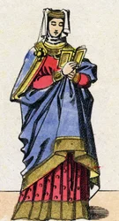 Capetians dynasti: Porträtt av Blanche de Castille