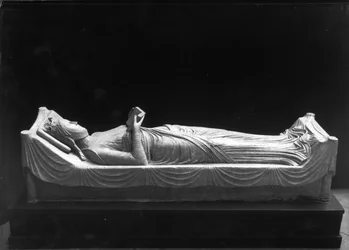 Bild av Eleanor av Aquitaine (ca 1122-1204) drottning av Frankrike, då av England