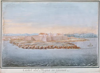 Elmina Castle, Guinea (wc på papper)
