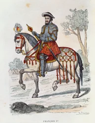 Ridsporträtt av Francois I