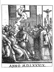 Exorcerande scen 1589
