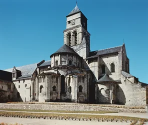 Exteriör av klosterkyrkan