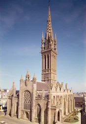 Exteriör vy av Chapelle du Kreisker, 1300-1400-talet