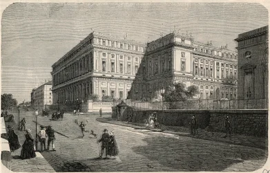 Exteriörvy av byggnaden du quai d