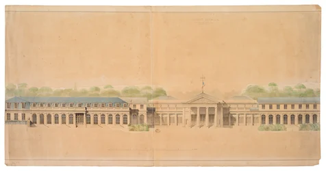 Fasad av Chateau de Neuilly