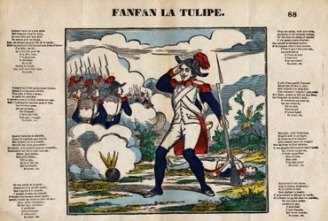 Fanfan tulpanen. Bild av 1800-talets Epinal