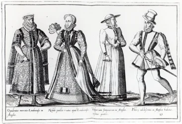 Mode under Tudorperioden (gravyr)