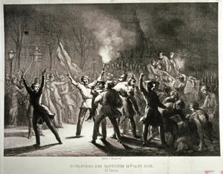 Februarirevolutionen 1848 (litografi)