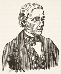 Felix Ravaisson, kopia av Boris Mestchersky (d.1957), illustration från Histoire de la Nation Francaise, Sciences, Volumes I & II, av Gabriel Hanotaux (1853-1944), 1924