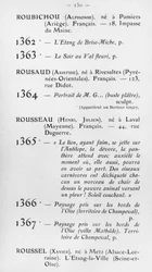 Första deltagande av Le Douanier Rousseau på Salon dAutomne, katalog, sida 150, Paris, 1905