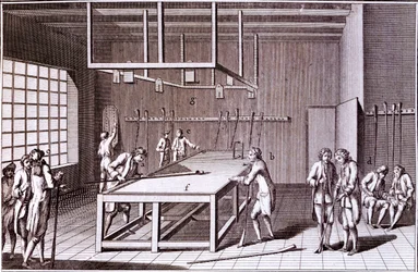 Form of Billiards spelas i Frankrike, mitten av 1700-talet