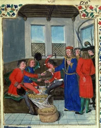 Fr 23927 f.5 Uppfinningen och tillverkningen av pengar från `Royal Regulations on the Use of Money Made by King Charles VII by Nicolas Oresmes