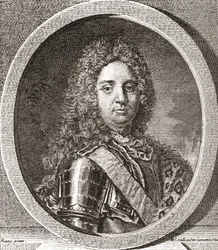 François-Marie de Broglie, 1:e hertig av Broglie, 1671-1745. Fransk militär ledare. Ur "Les Heures Libres", utgiven 1908.